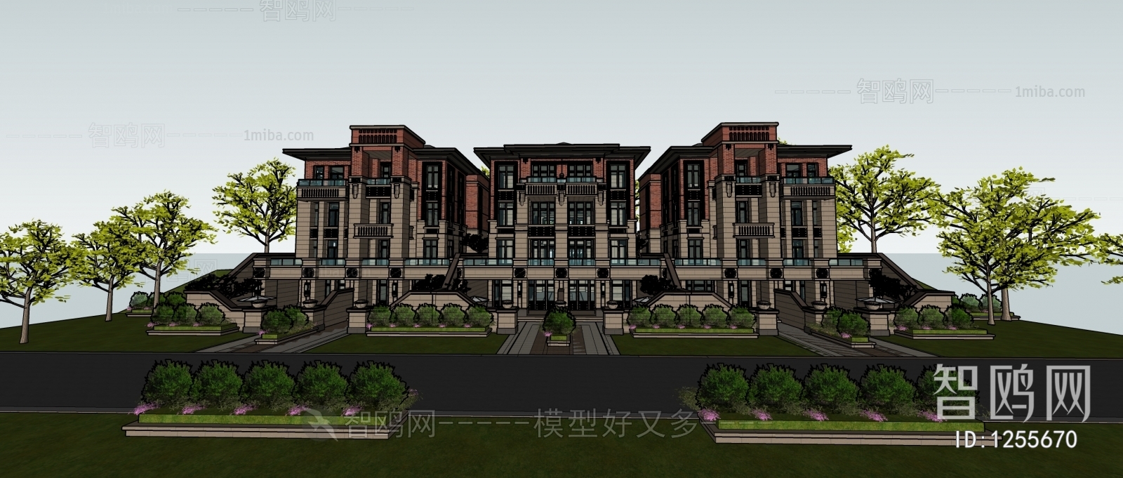 New Classical Style Villa Appearance