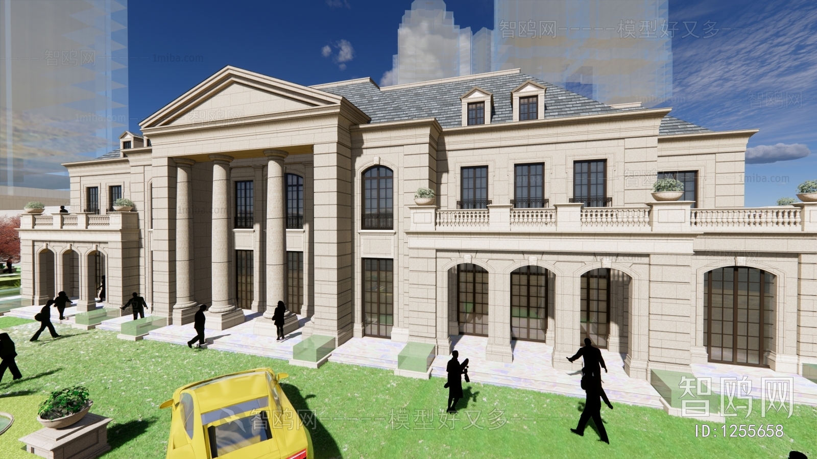 New Classical Style Building Appearance