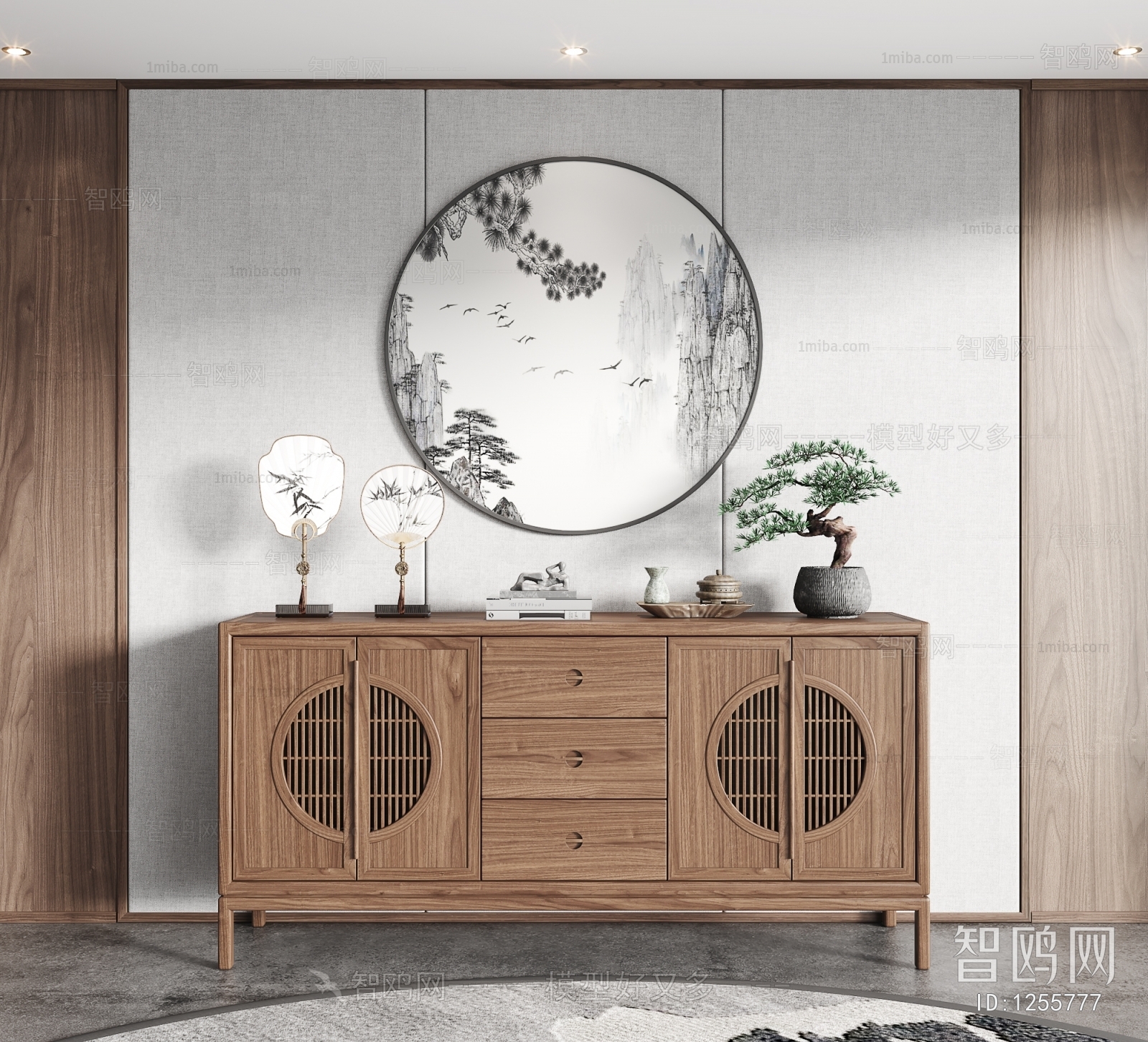 New Chinese Style Side Cabinet/Entrance Cabinet