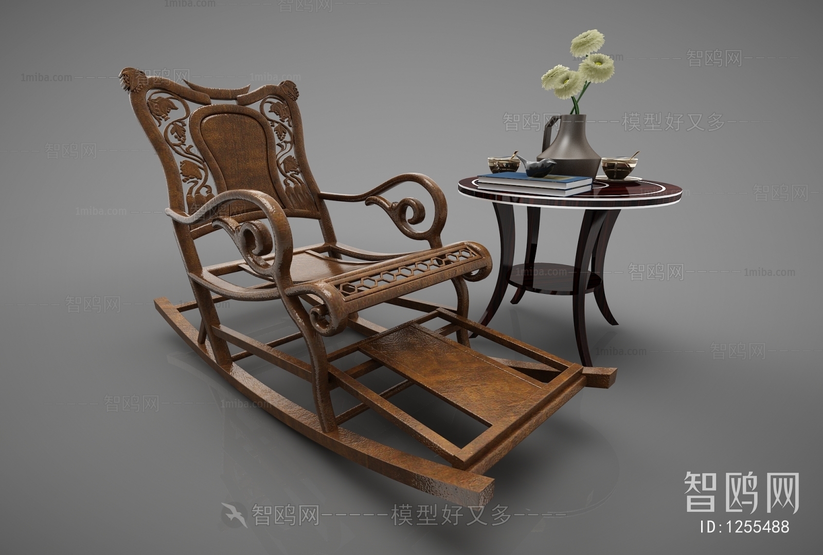 Chinese Style Rocking Chair