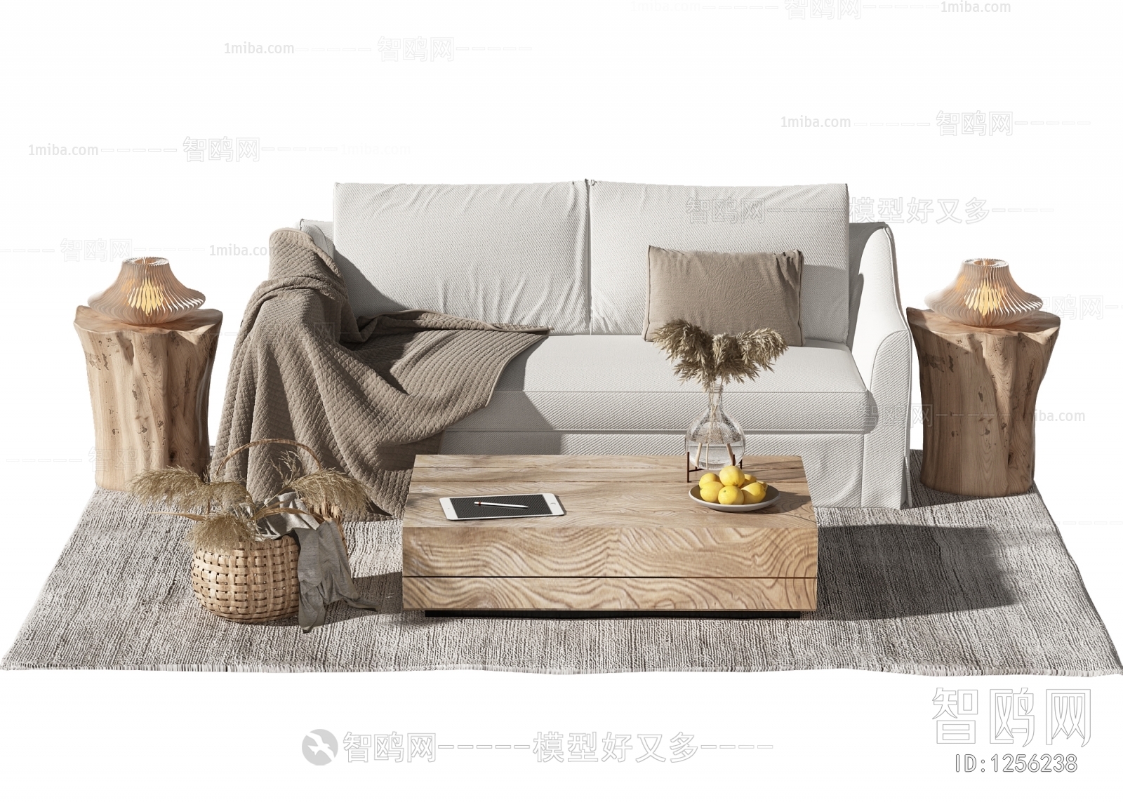 New Chinese Style A Sofa For Two