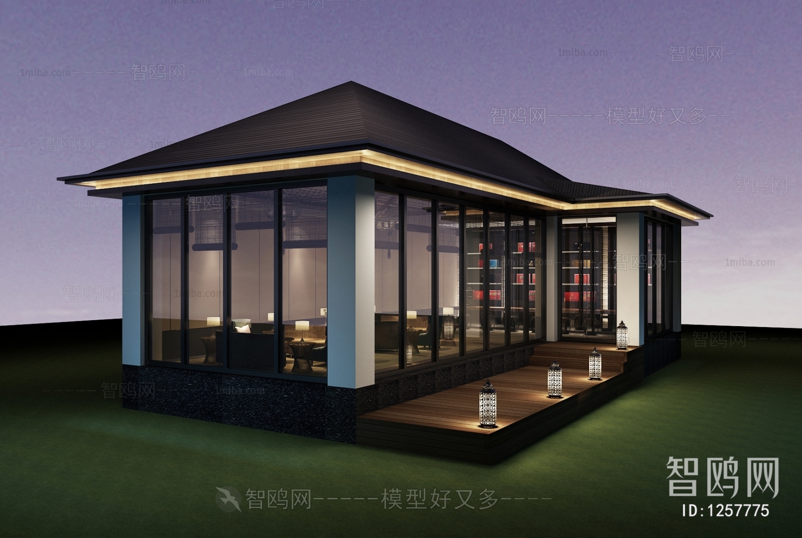 New Chinese Style Teahouse Tea House