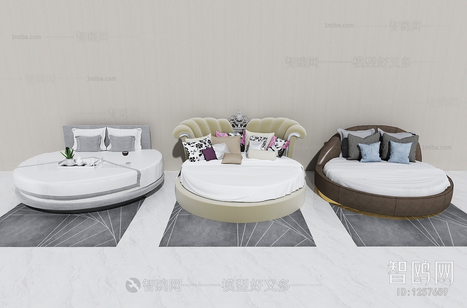 Modern Round Bed