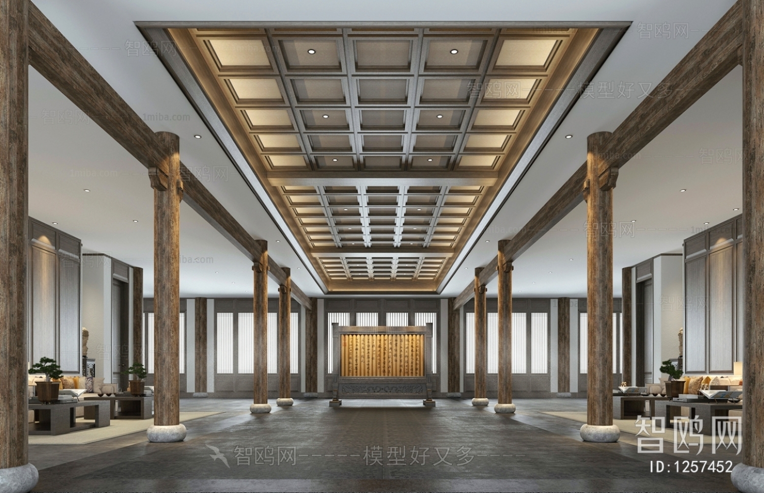 New Chinese Style Lobby Hall