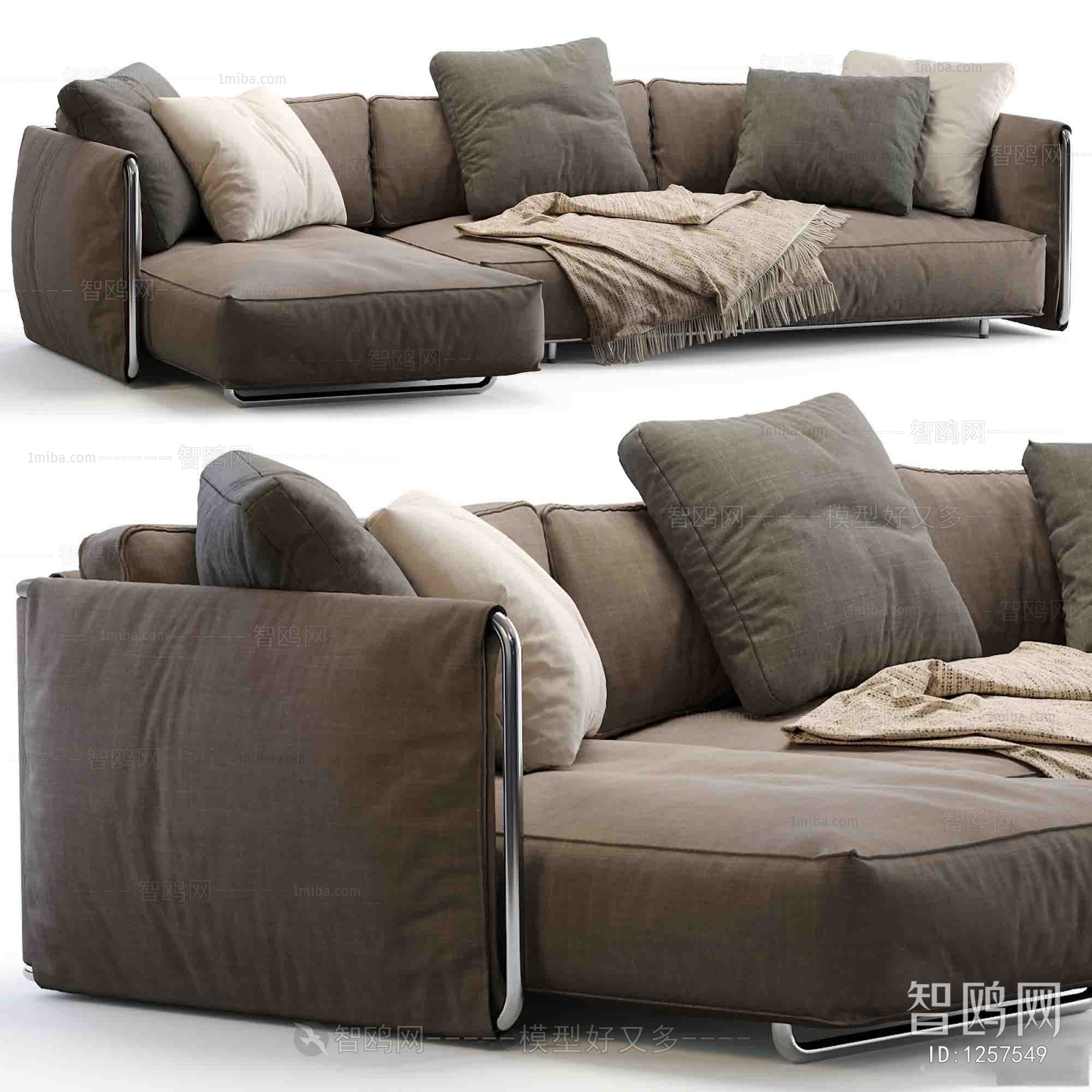 Modern Multi Person Sofa