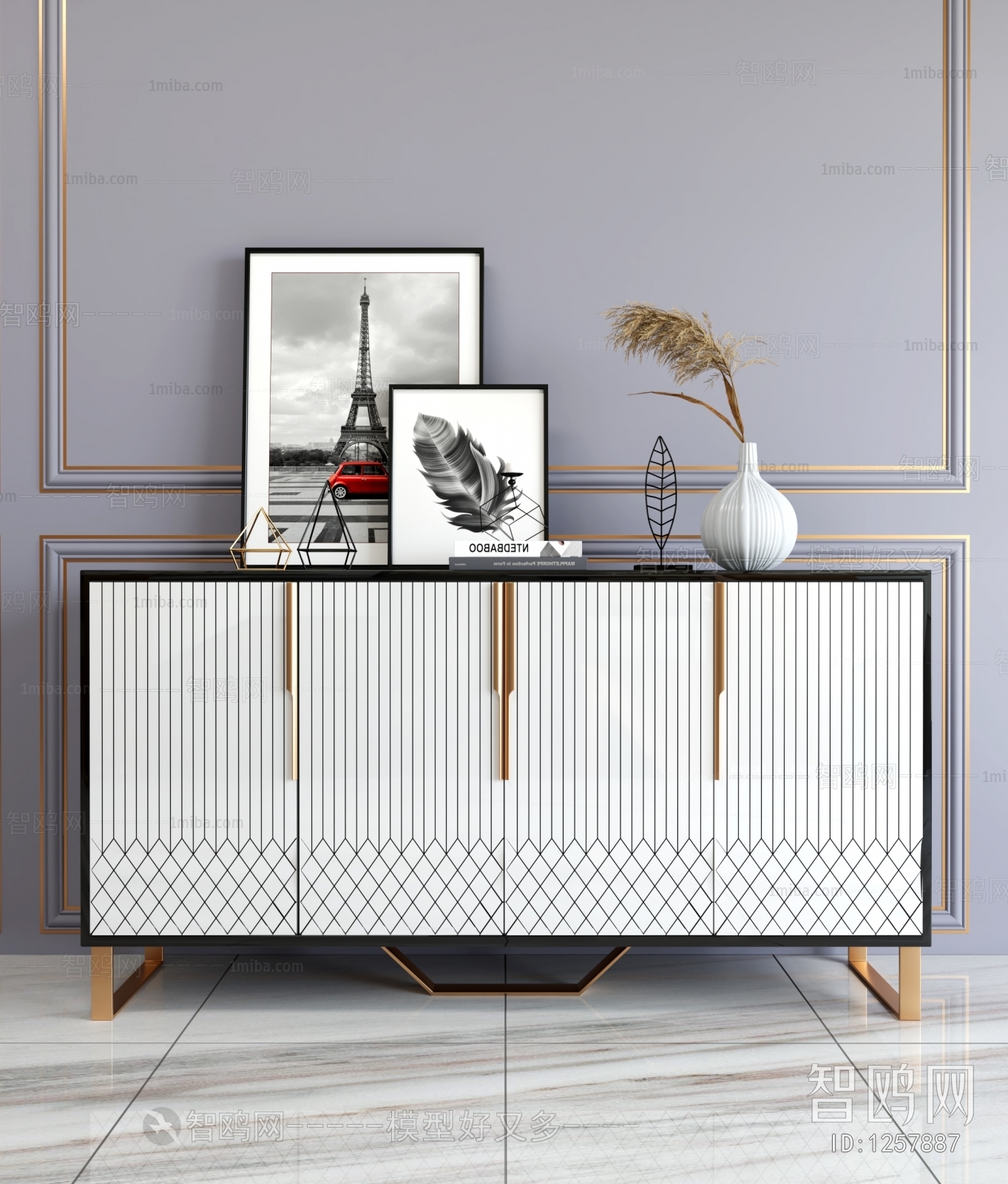 Modern Side Cabinet/Entrance Cabinet