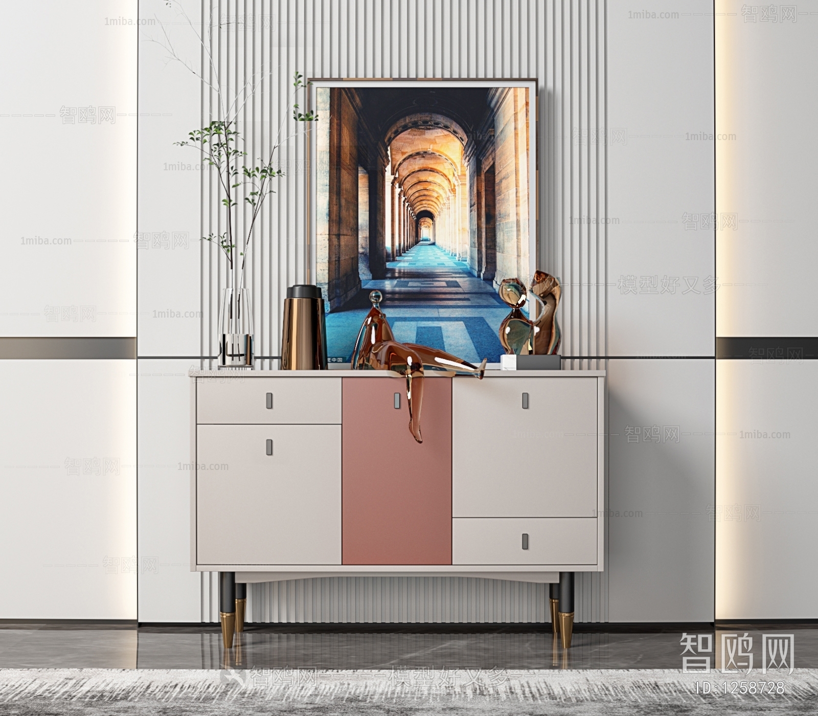 Modern Side Cabinet/Entrance Cabinet