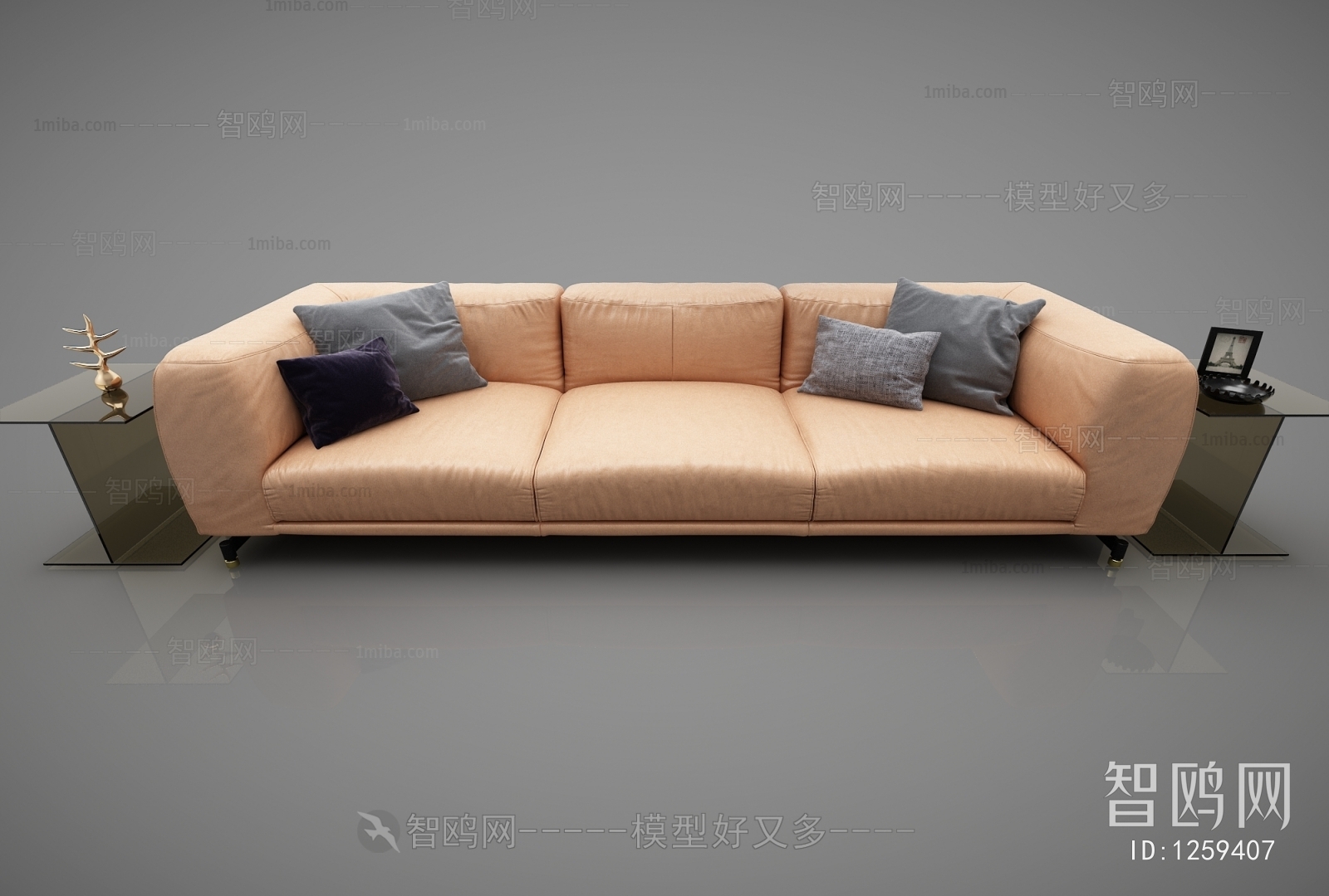 Modern Three-seat Sofa