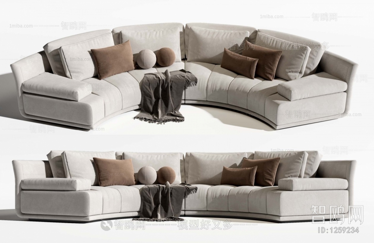 Modern Multi Person Sofa