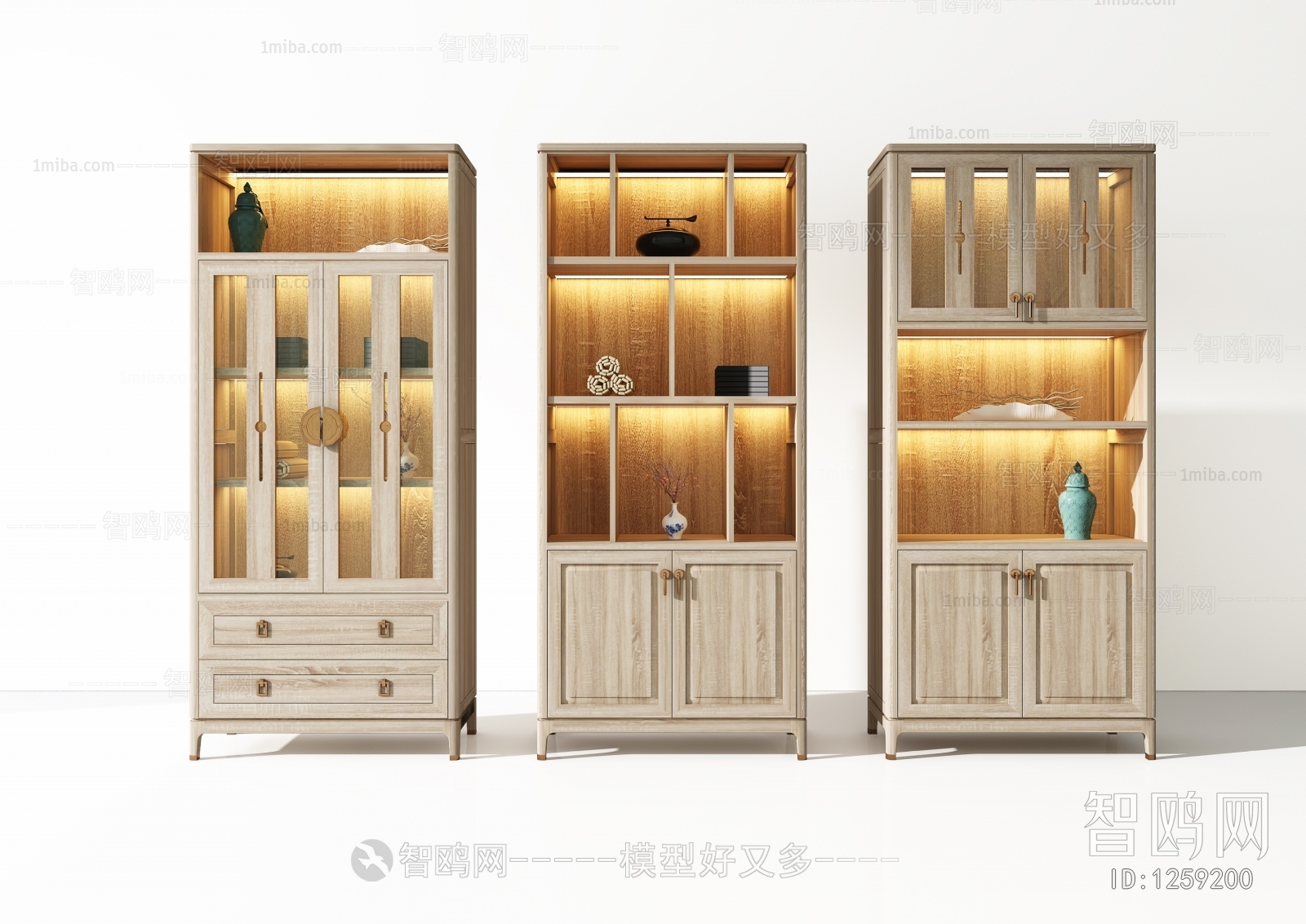 New Chinese Style Wine Cabinet