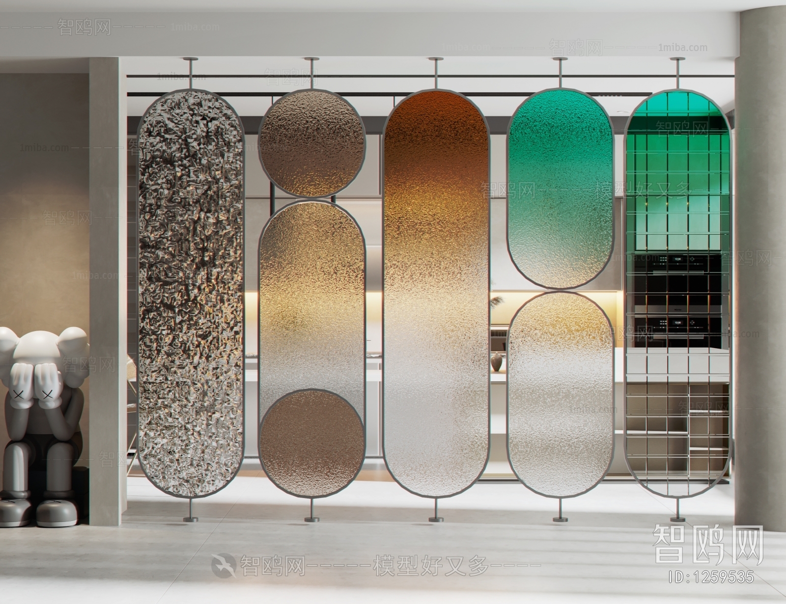 Modern Glass Screen Partition