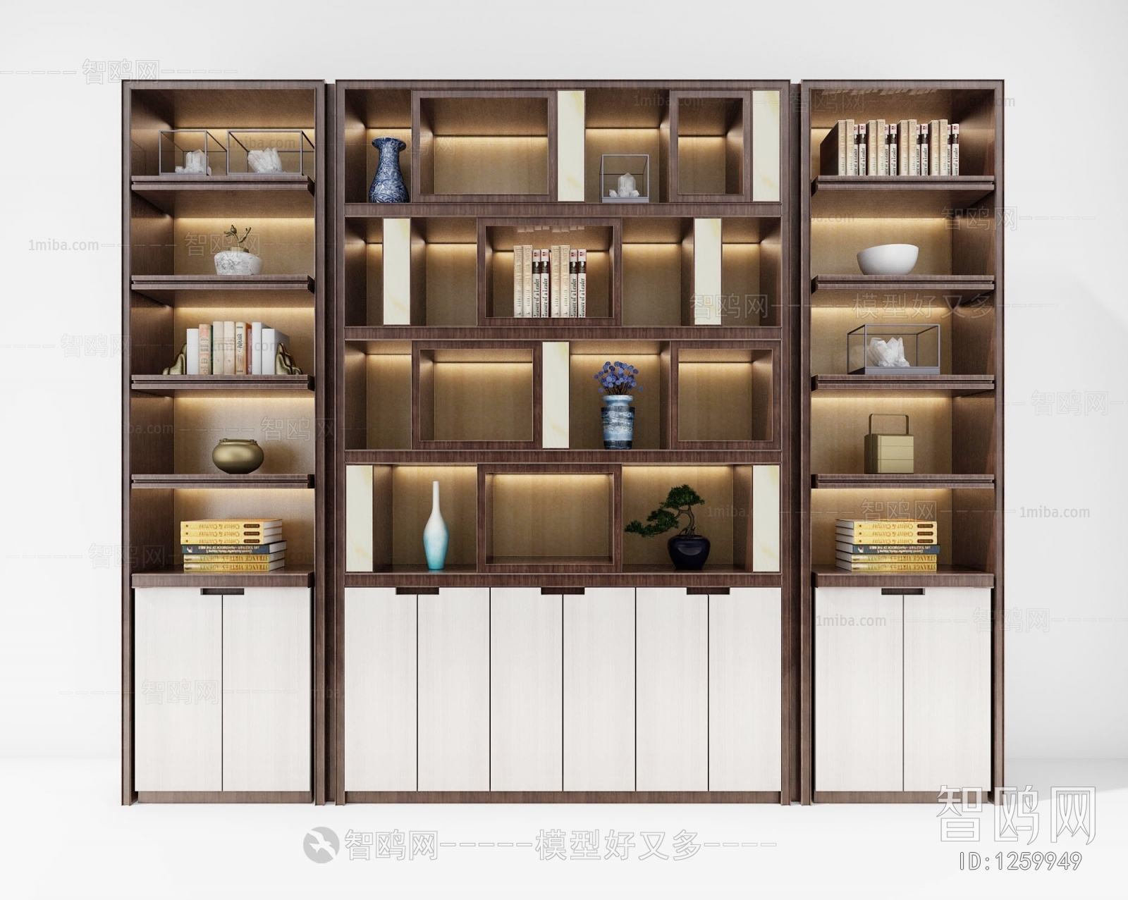 New Chinese Style Bookcase