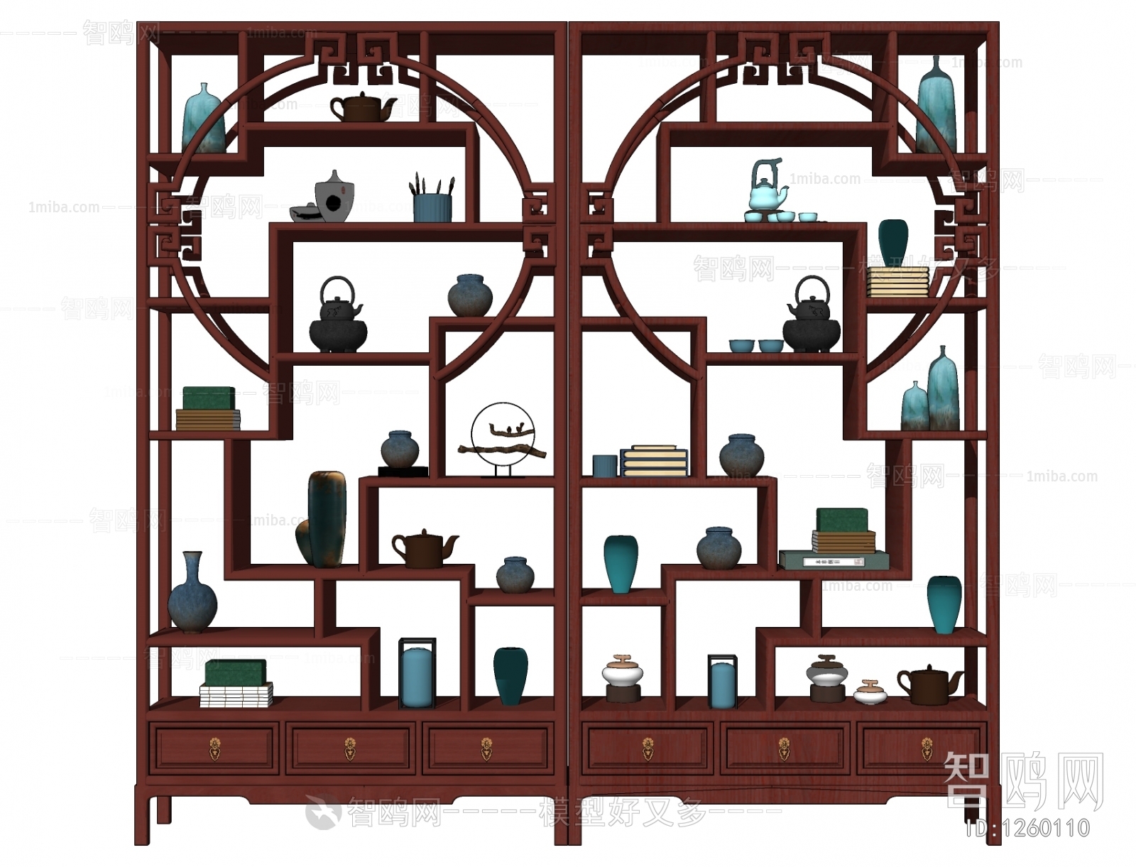 Chinese Style Antique Rack