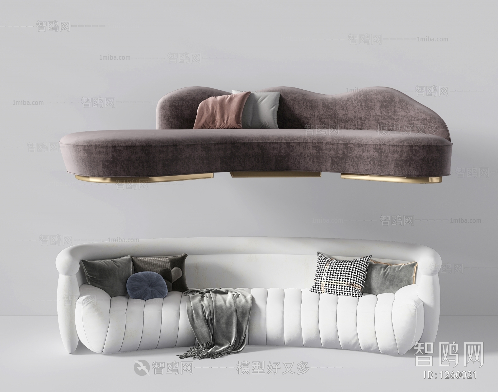 Modern Curved Sofa