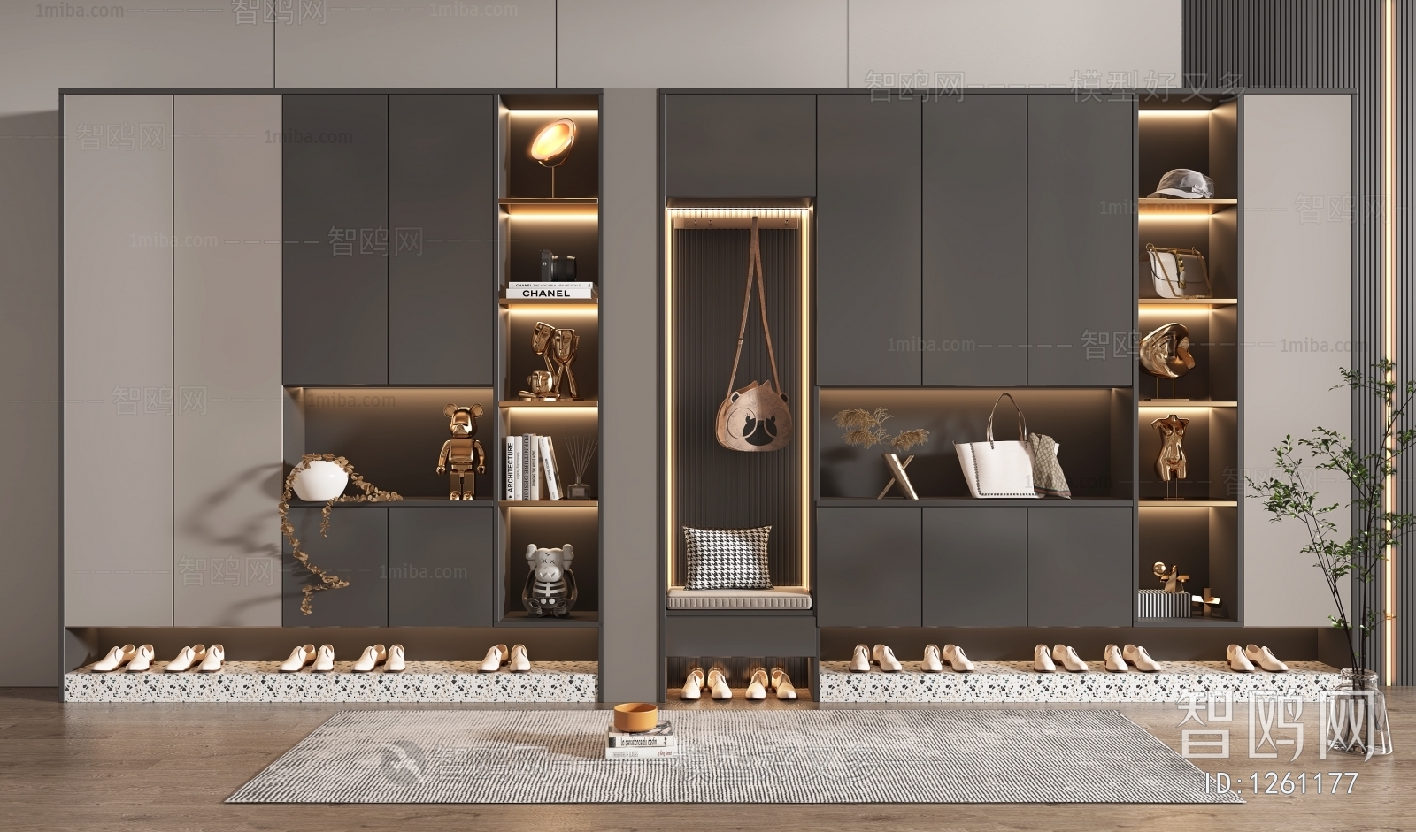 Modern Shoe Cabinet