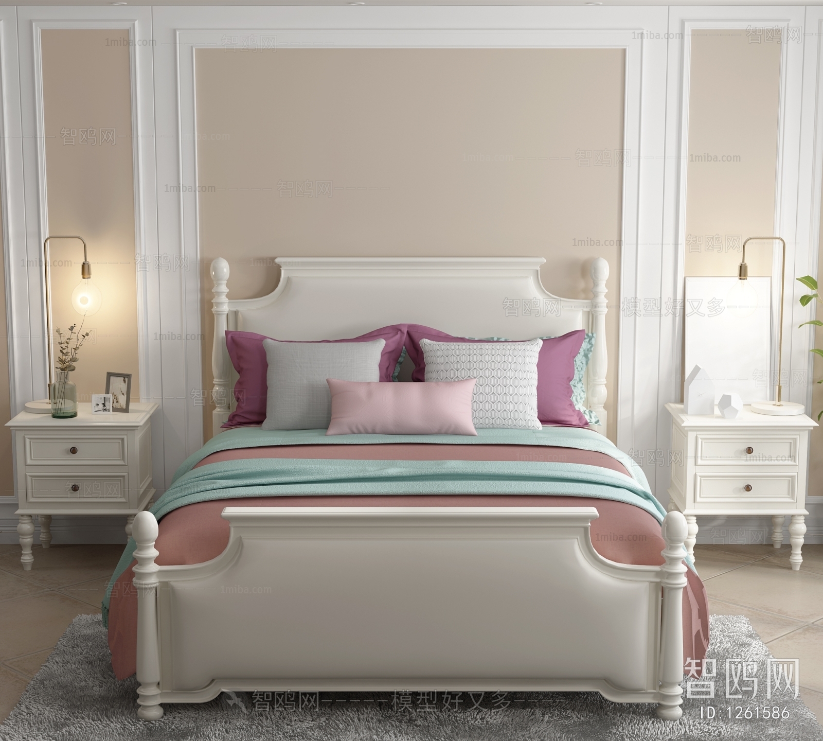 American Style Double Bed