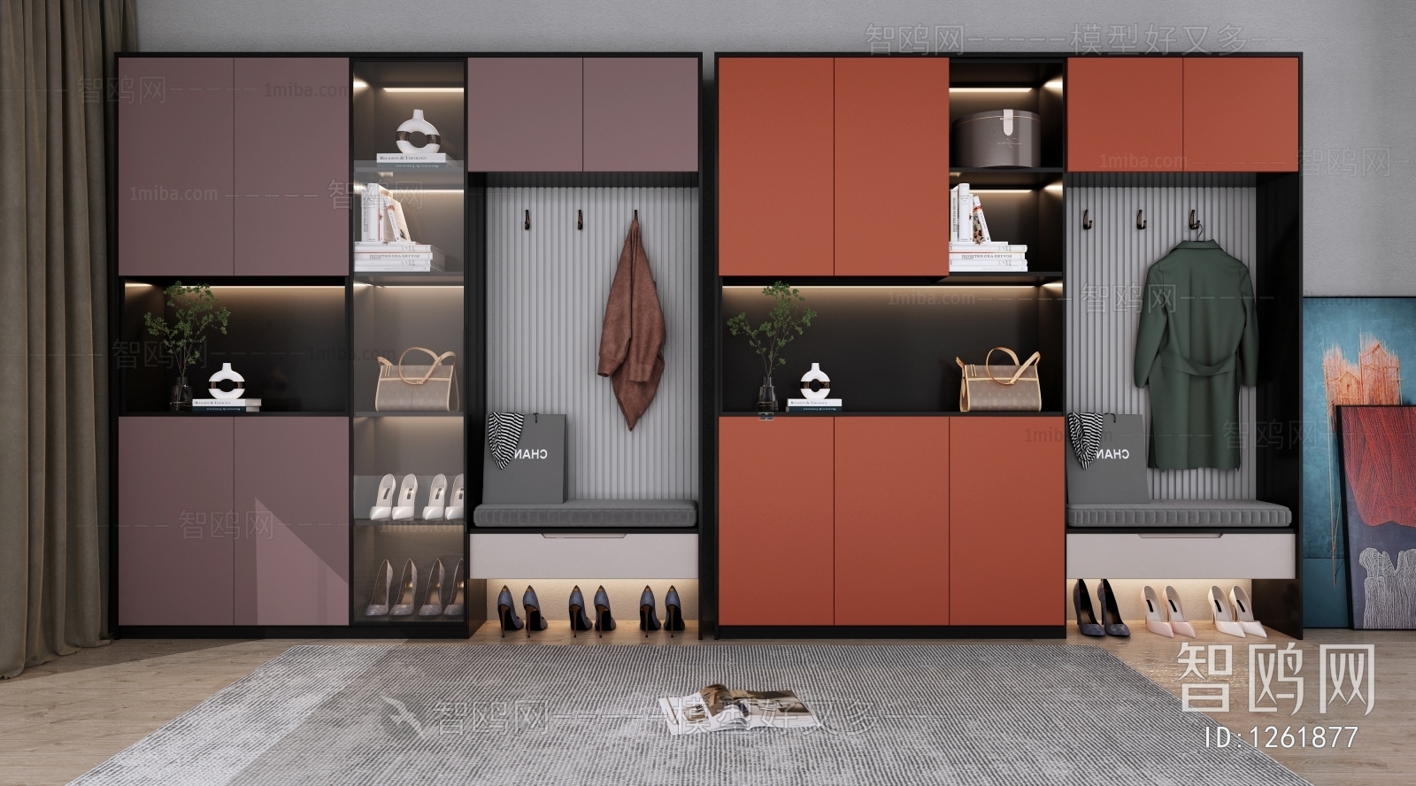 Modern Shoe Cabinet