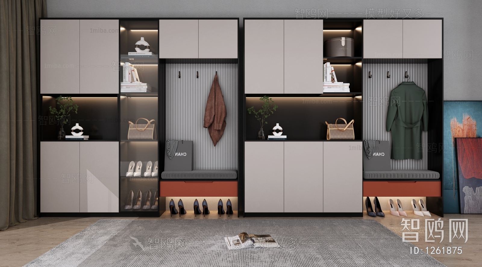 Modern Shoe Cabinet