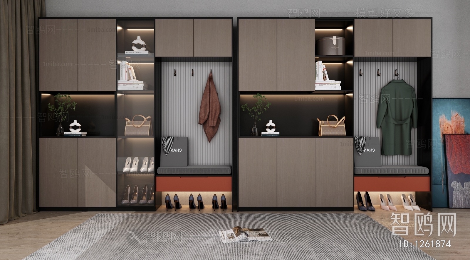 Modern Shoe Cabinet