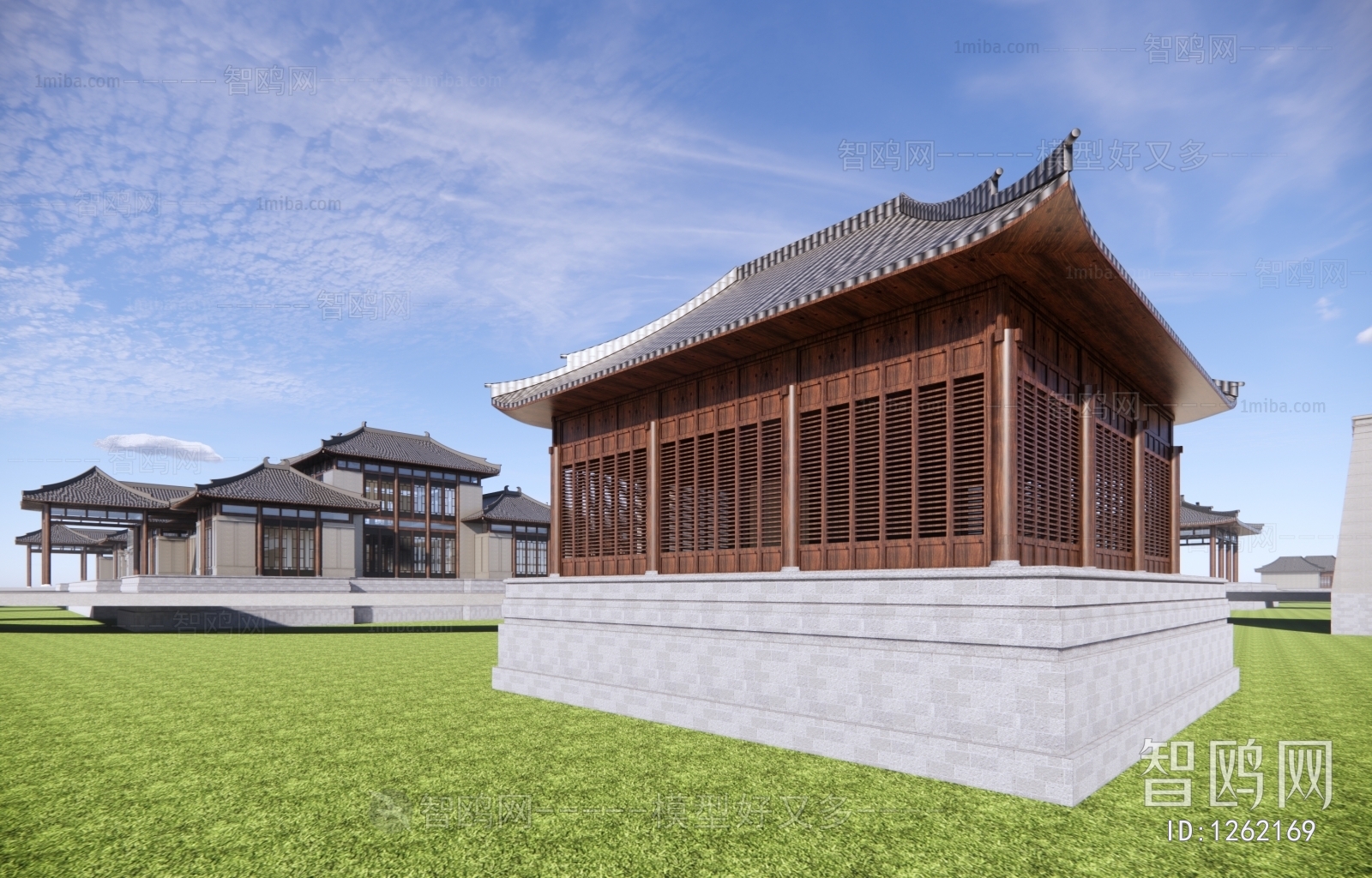 Chinese Style Architectural Bird's-eye View Planning