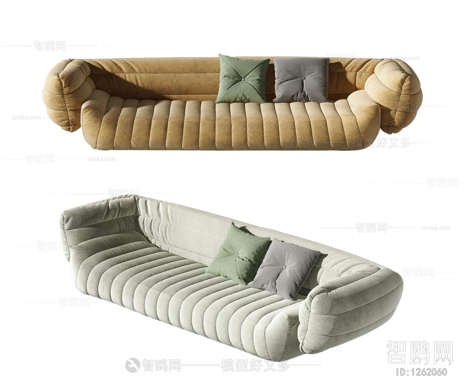 Modern Three-seat Sofa