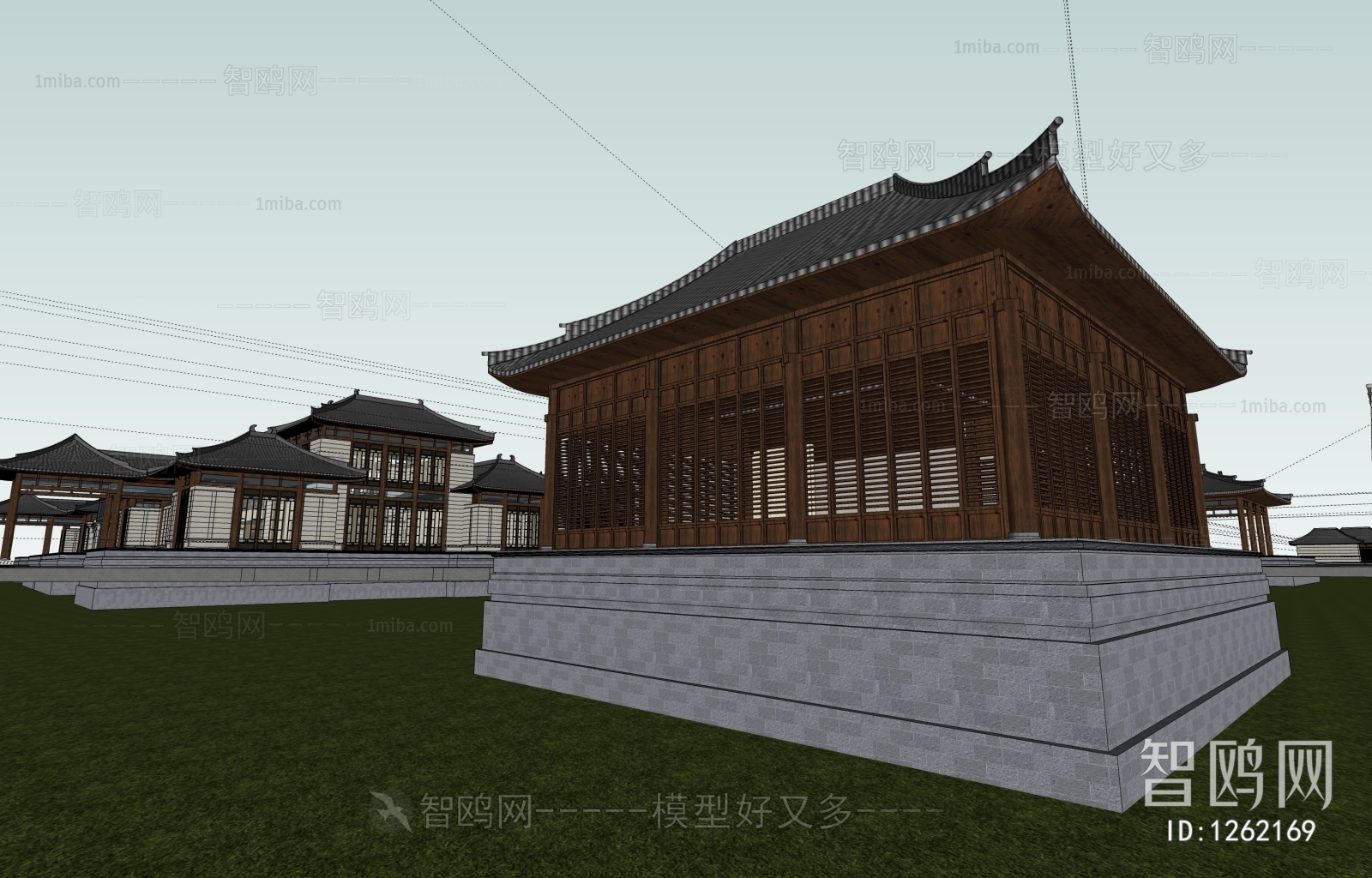 Chinese Style Architectural Bird's-eye View Planning