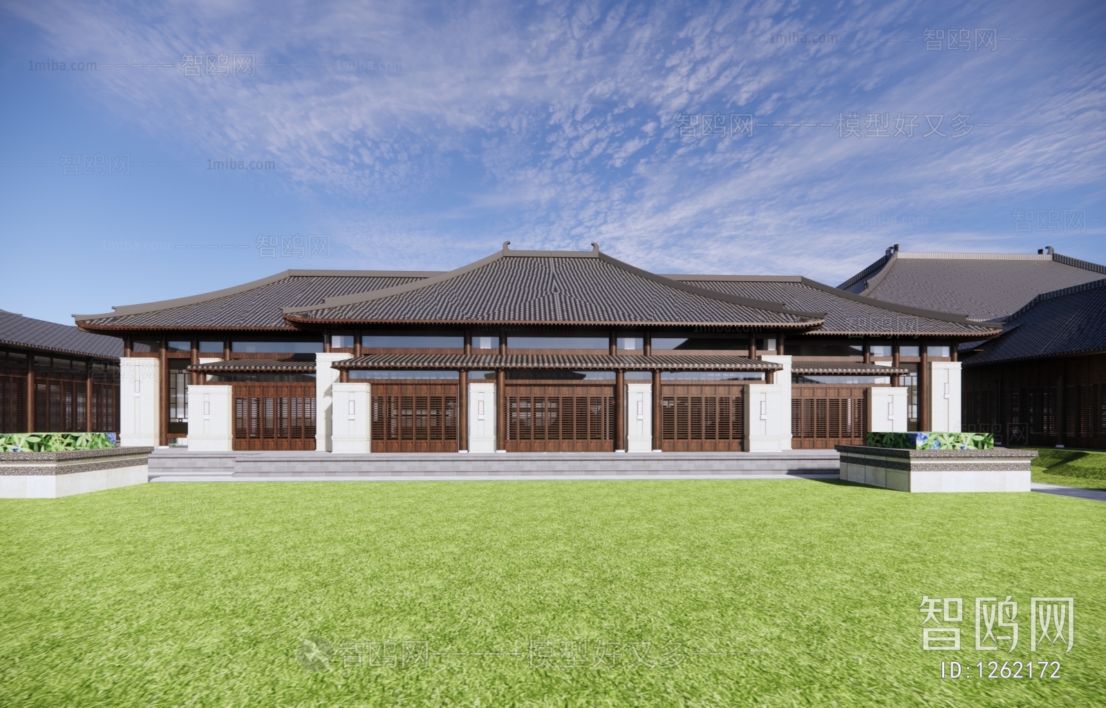 Chinese Style Ancient Architectural Buildings