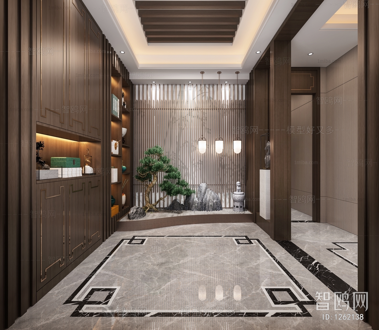 New Chinese Style Hallway