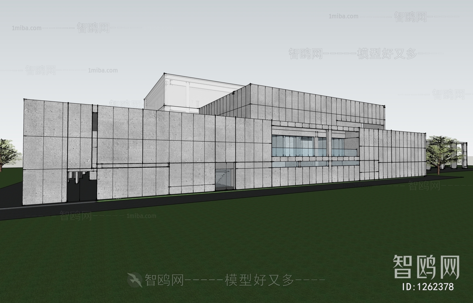 现代风格中央公园 售楼处 示范区