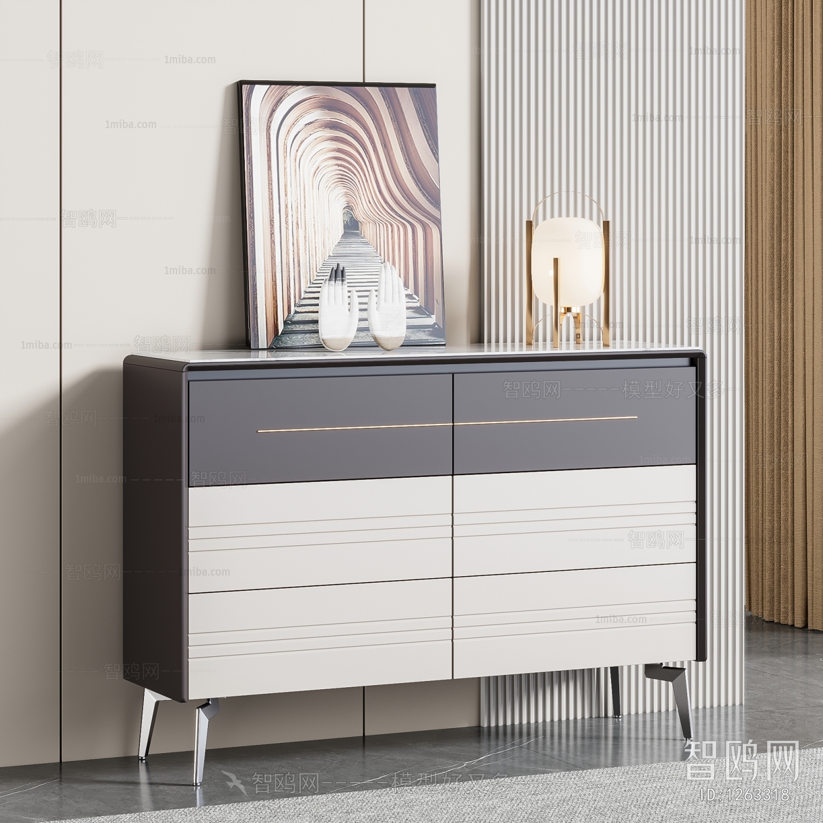 Modern Side Cabinet/Entrance Cabinet