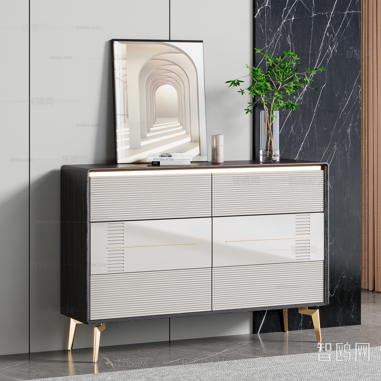 Modern Side Cabinet/Entrance Cabinet