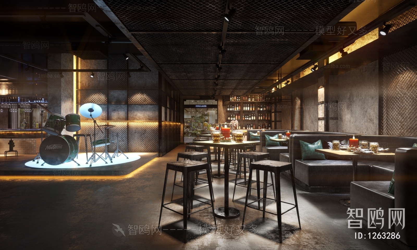 Industrial Style Bar