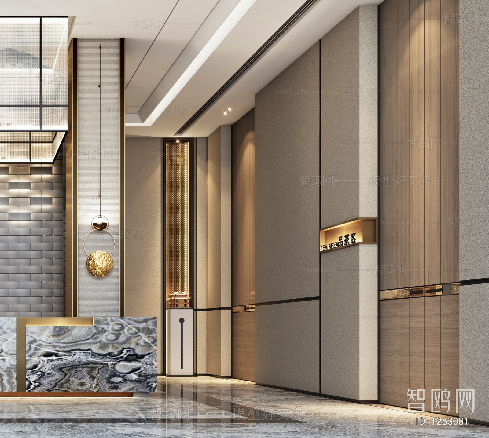 New Chinese Style Lobby Hall