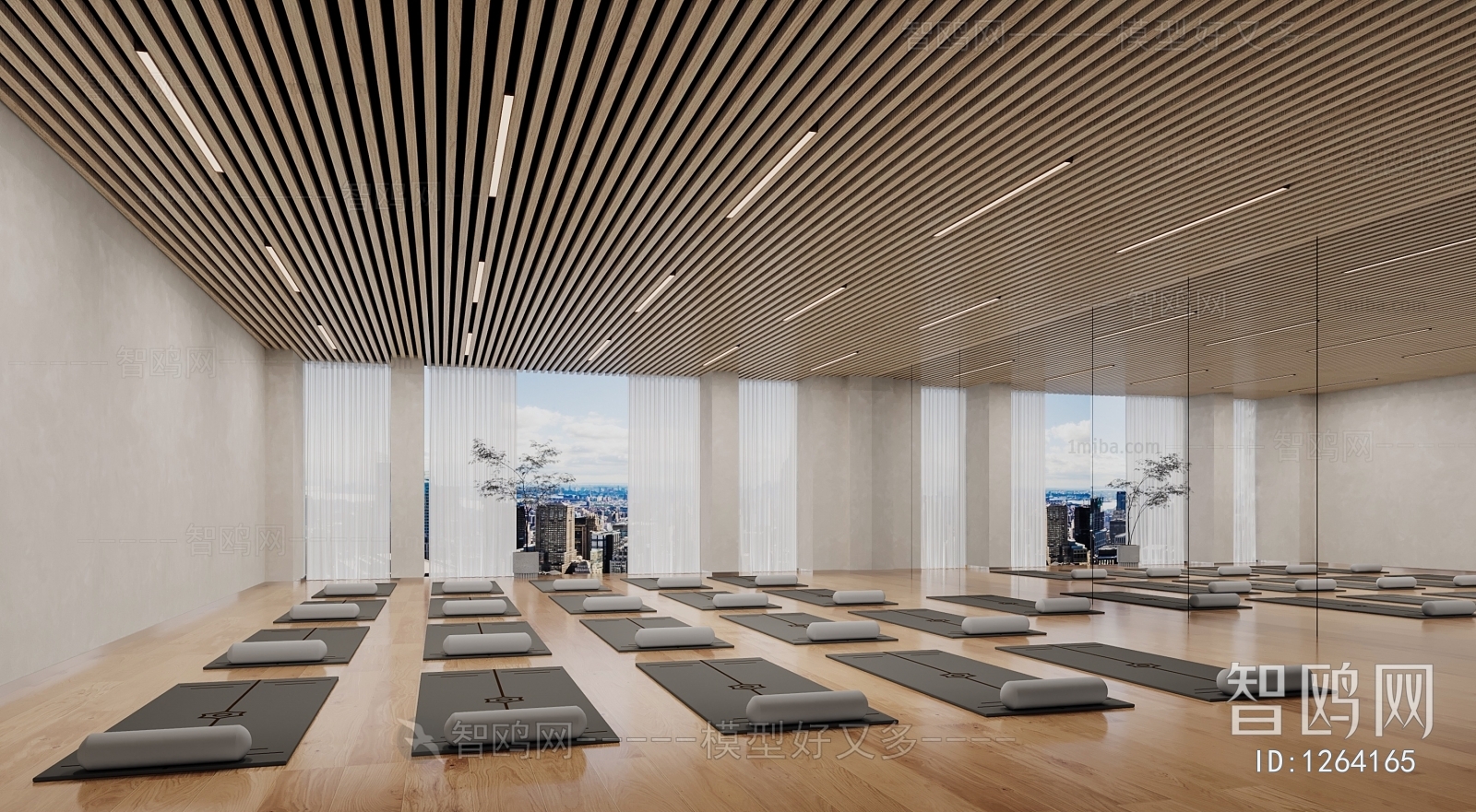 Modern Yoga Room