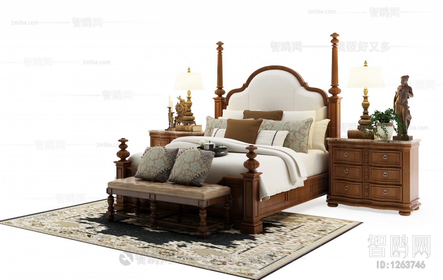 American Style Double Bed