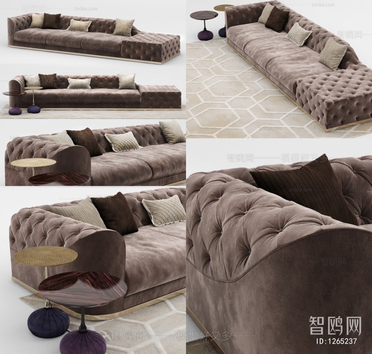 Modern Multi Person Sofa