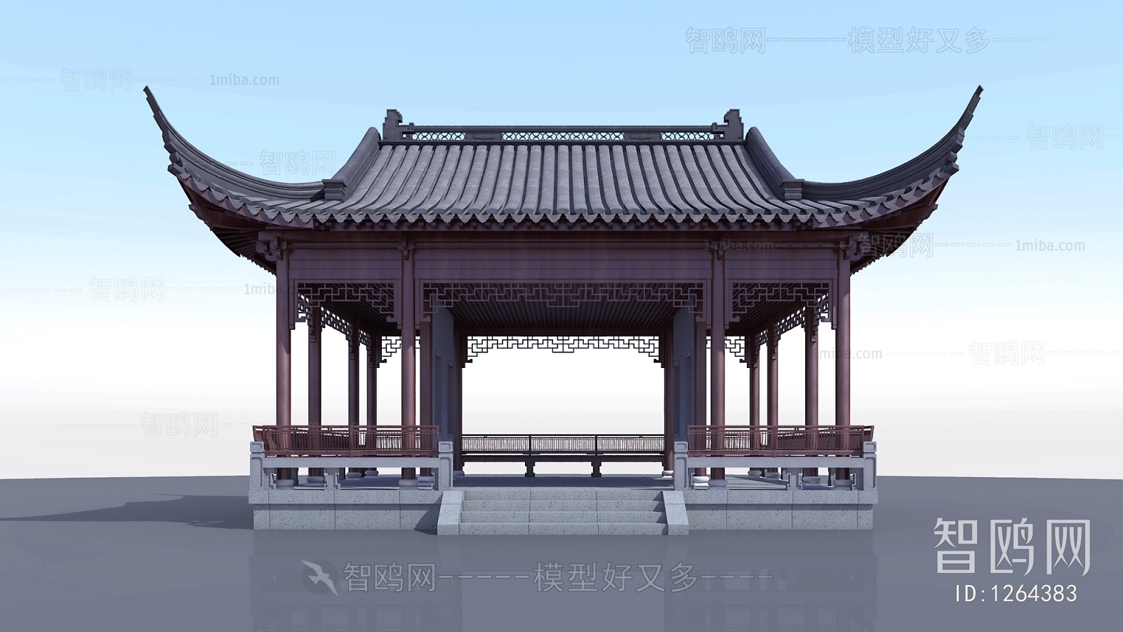 Chinese Style Ancient Architectural Buildings