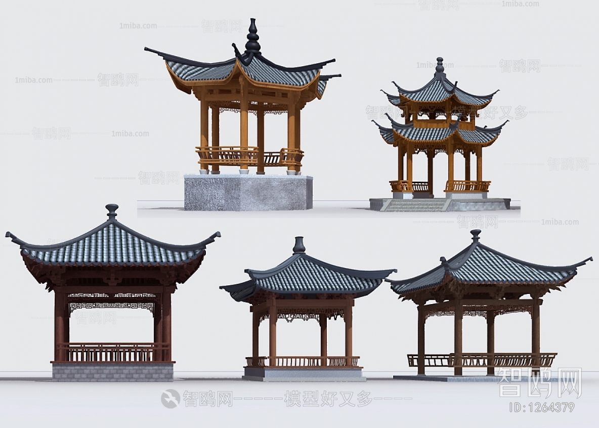 Chinese Style Ancient Architectural Buildings