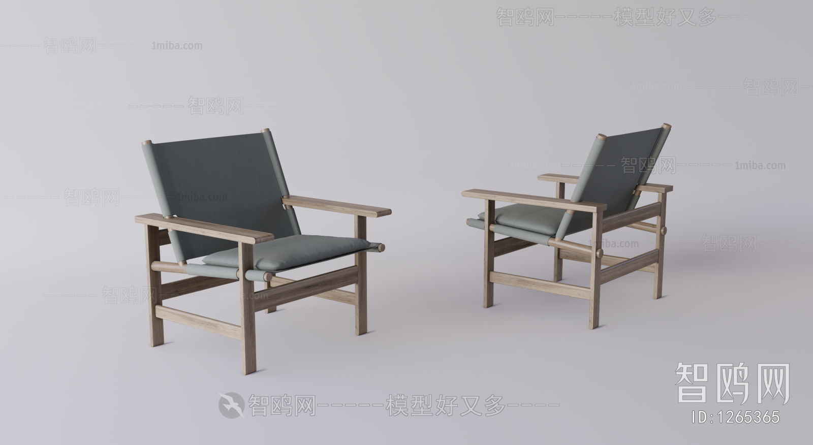 Wabi-sabi Style Lounge Chair