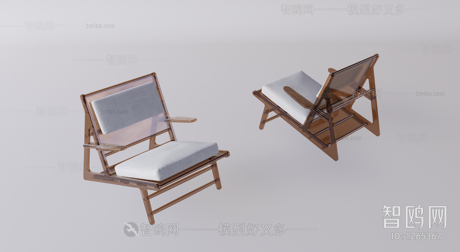 Wabi-sabi Style Lounge Chair