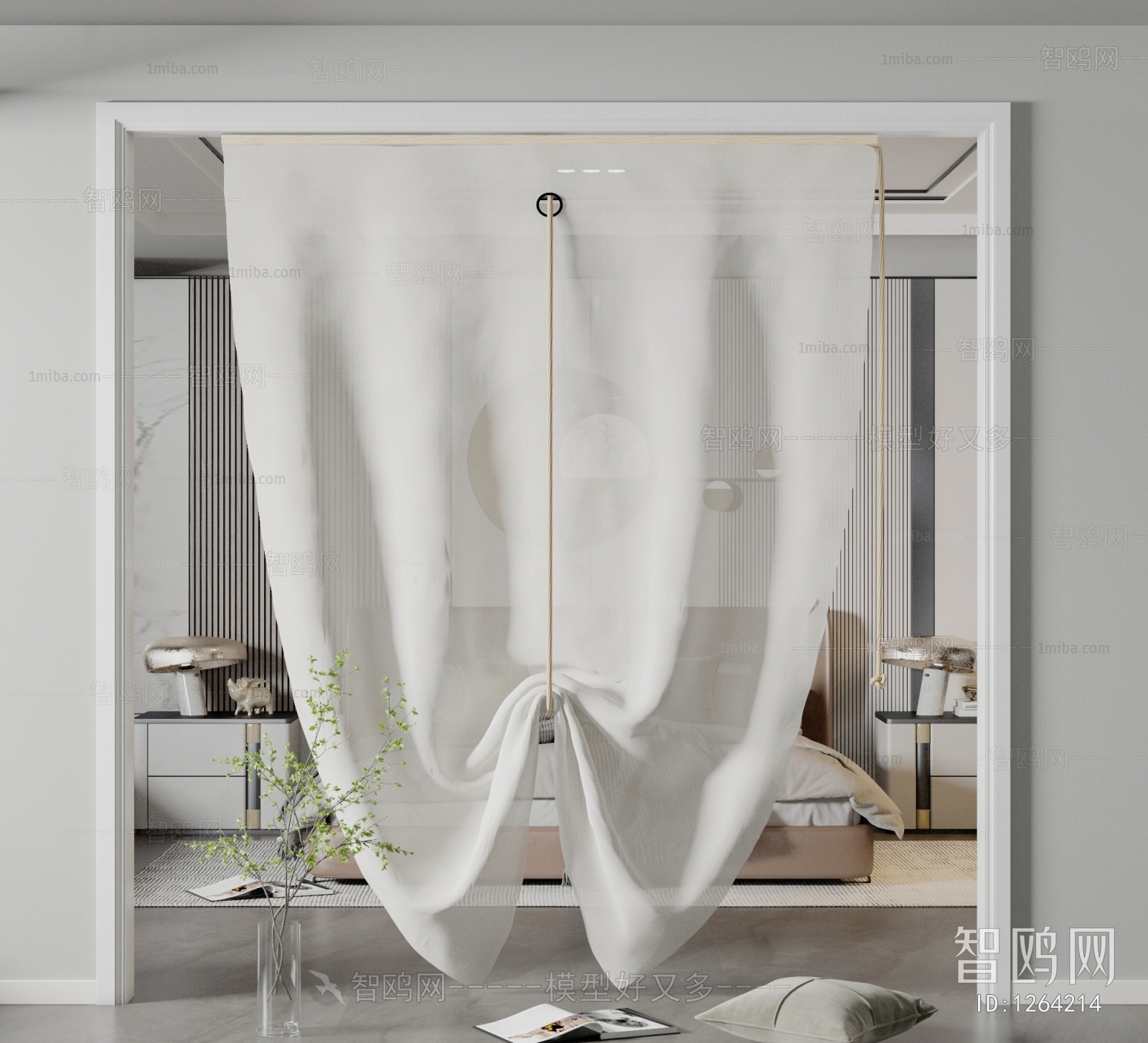 Modern Door Curtain