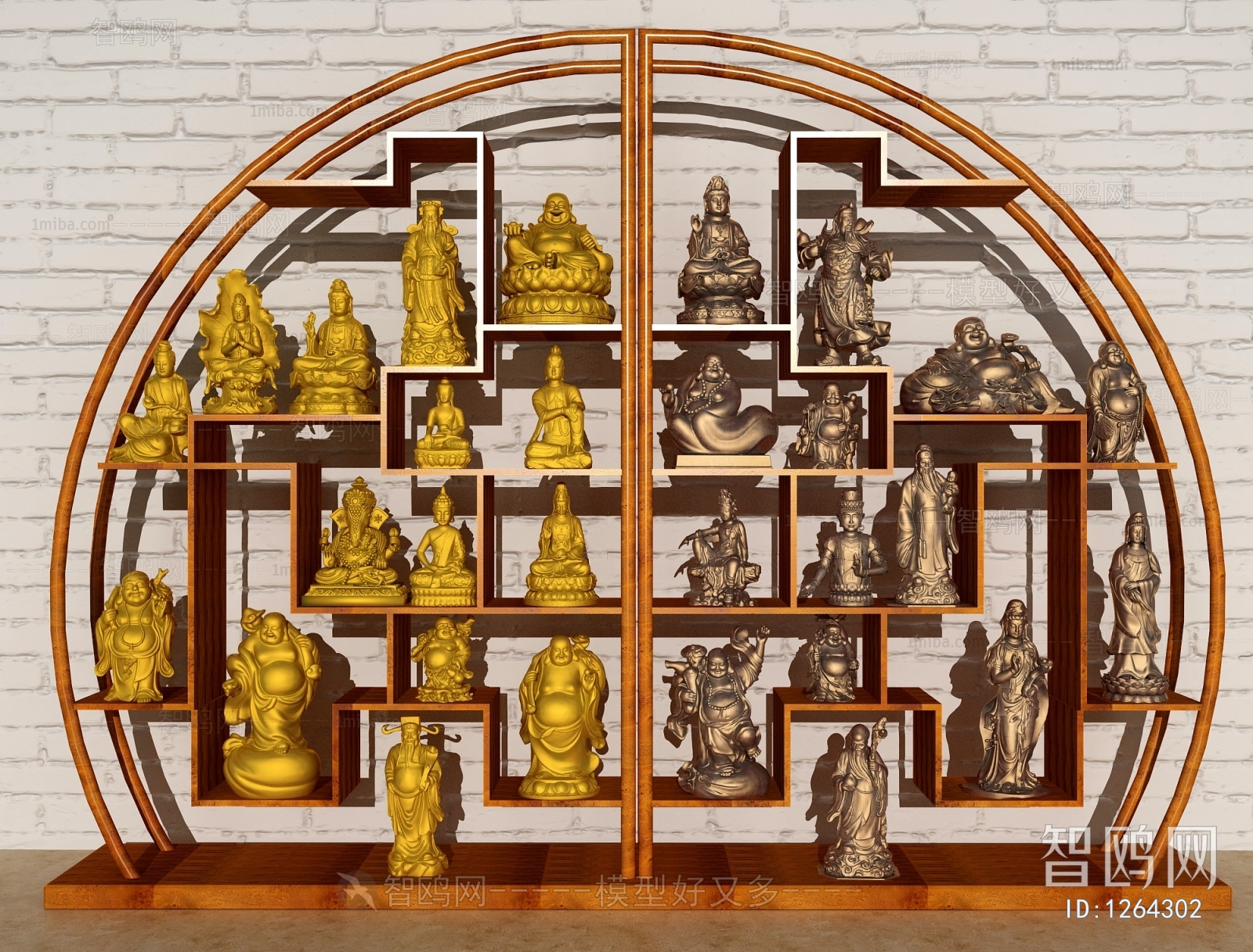 Chinese Style Antique Rack