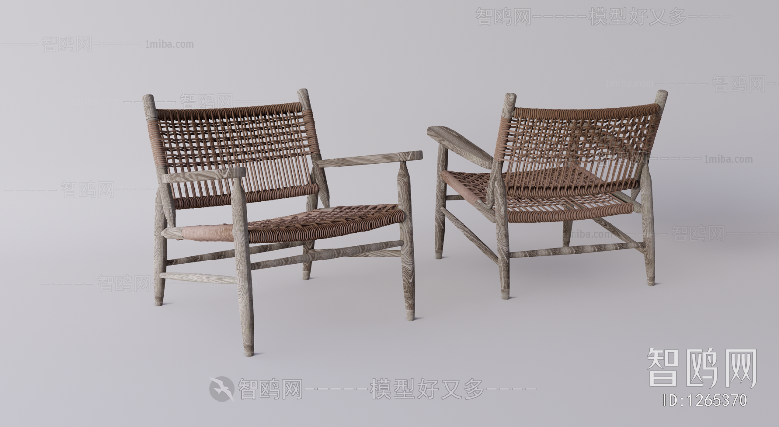 Wabi-sabi Style Lounge Chair