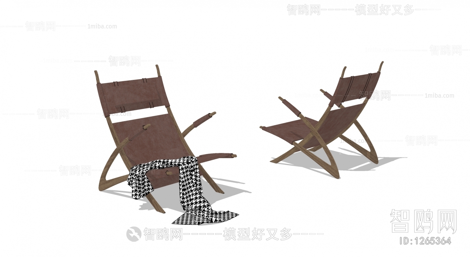 Wabi-sabi Style Lounge Chair