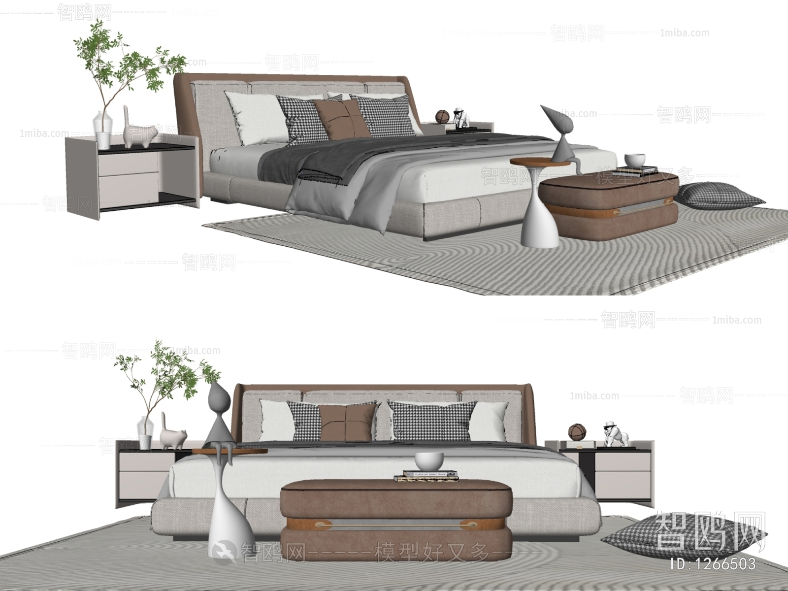 Modern Double Bed