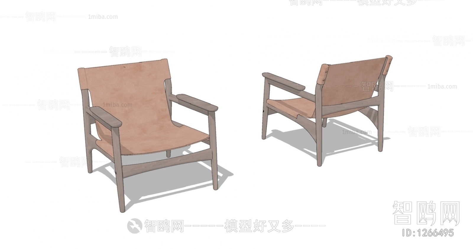 Wabi-sabi Style Lounge Chair