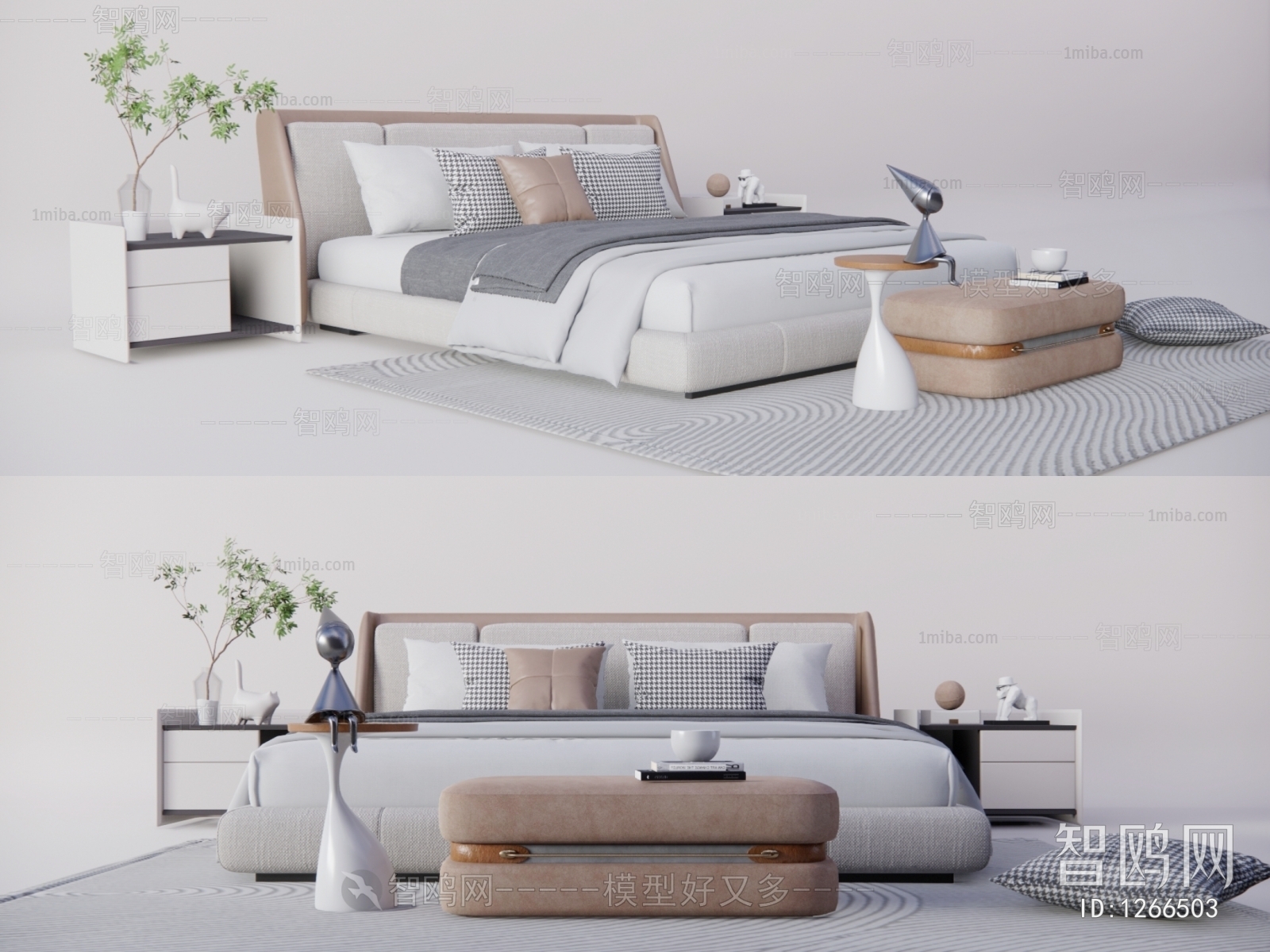 Modern Double Bed