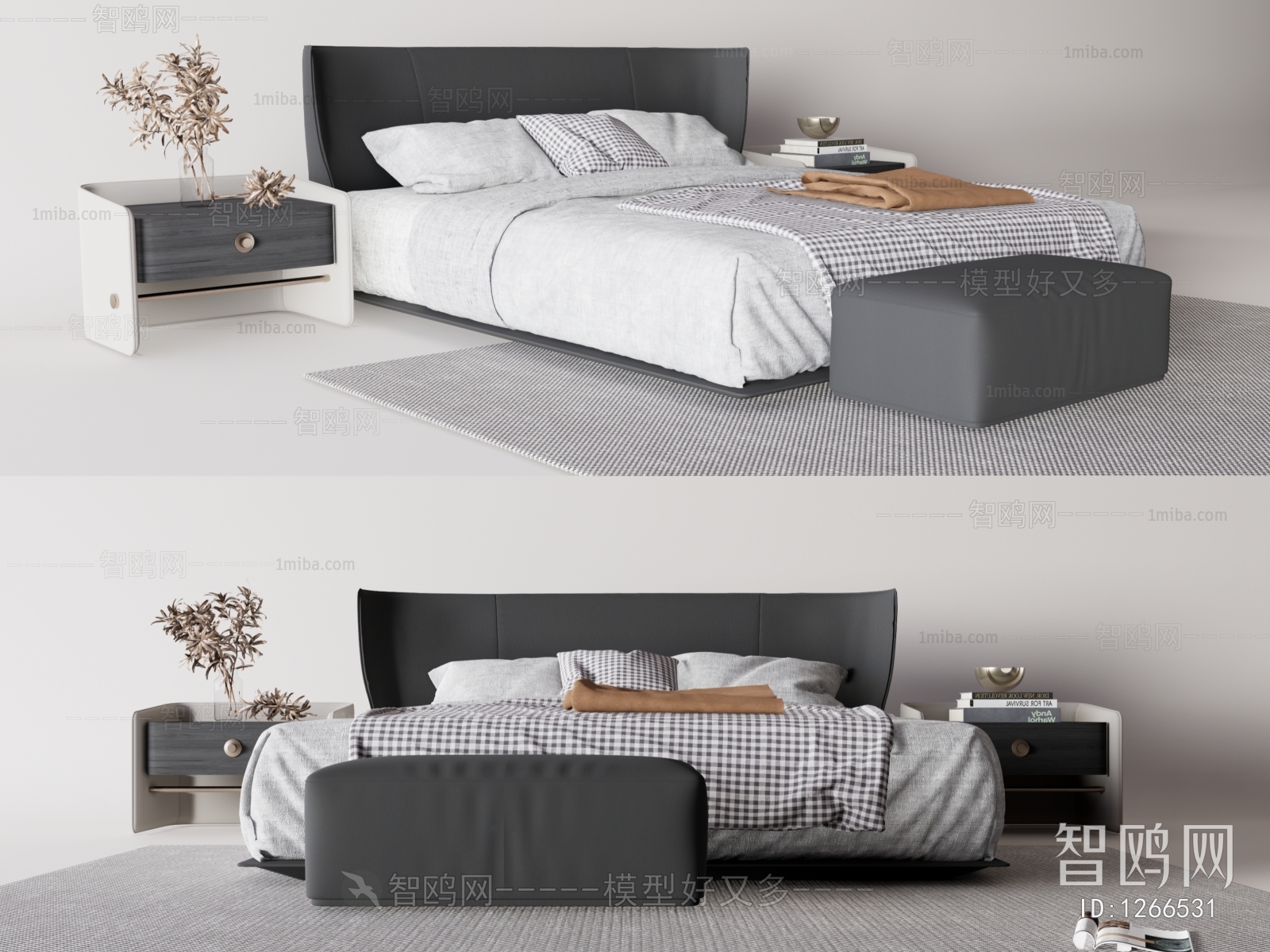 Modern Double Bed