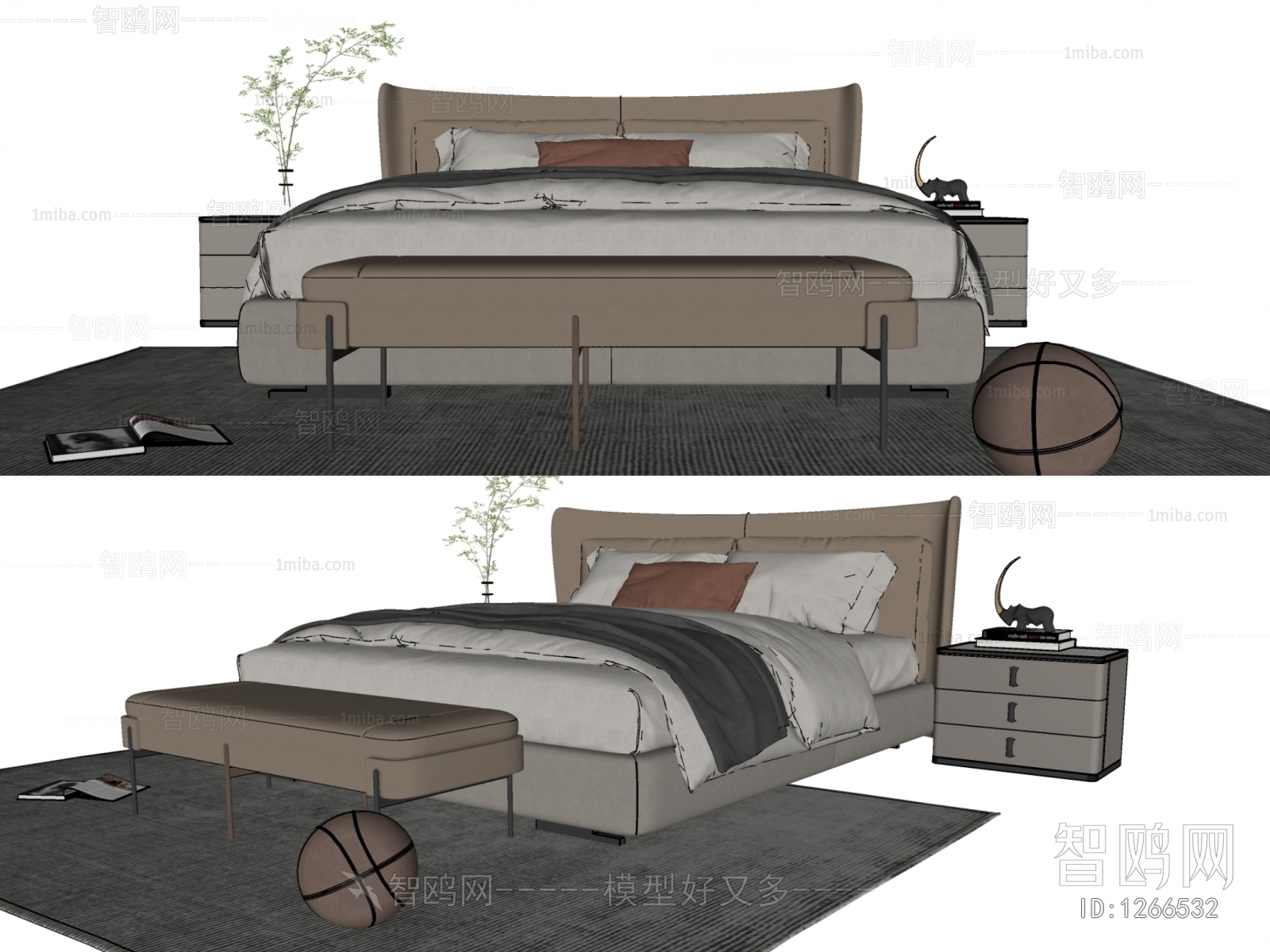 Modern Double Bed