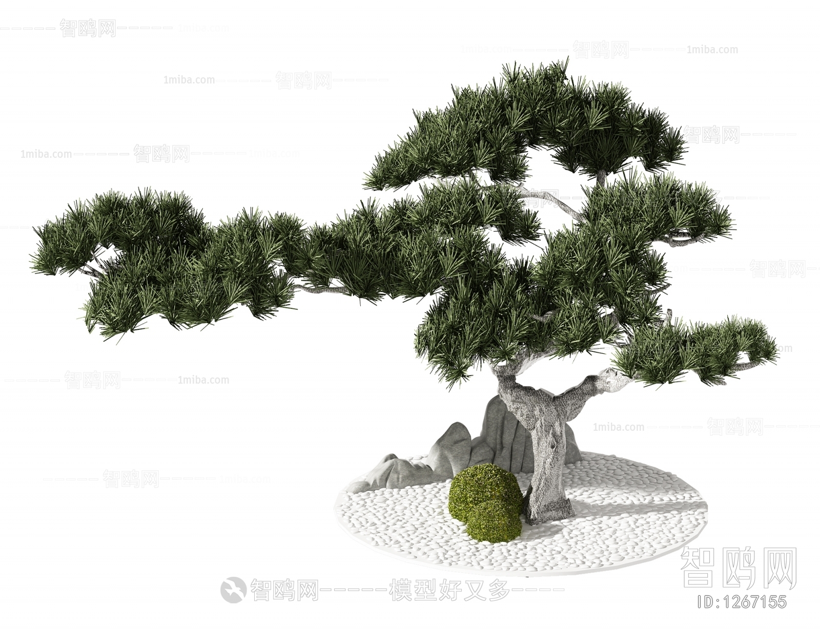 新中式景观树